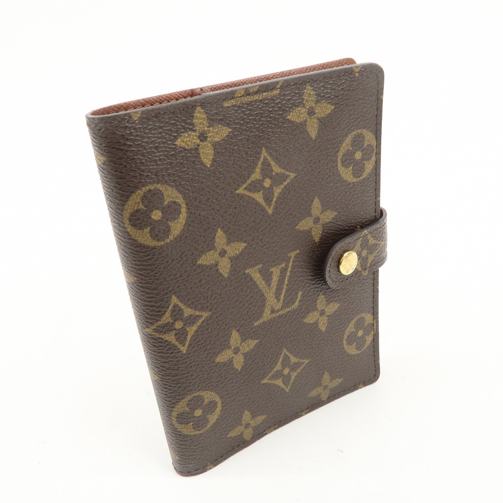Louis Vuitton Monogram Agenda PM Planner Cover Brown R20005