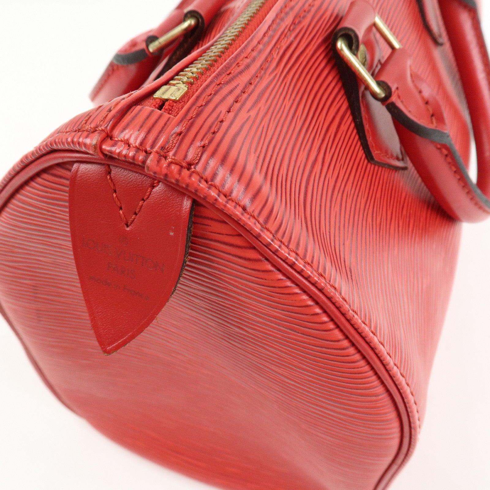 Louis Vuitton Epi Speedy 25 Hand Bag Castilian Red M43017