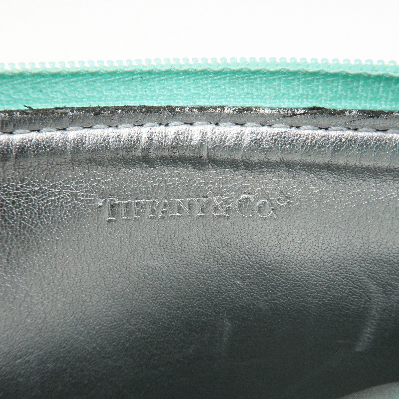 Tiffany & Co. Leather Small Pouch Accessories Pouch Tiffany Blue
