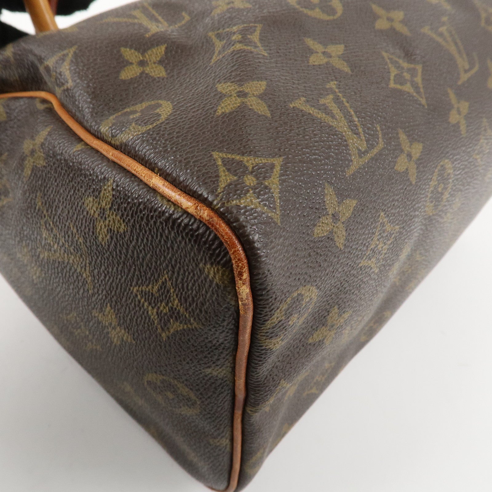 Louis Vuitton Monogram Speedy 25 Hand Bag Boston Bag M41528 Used