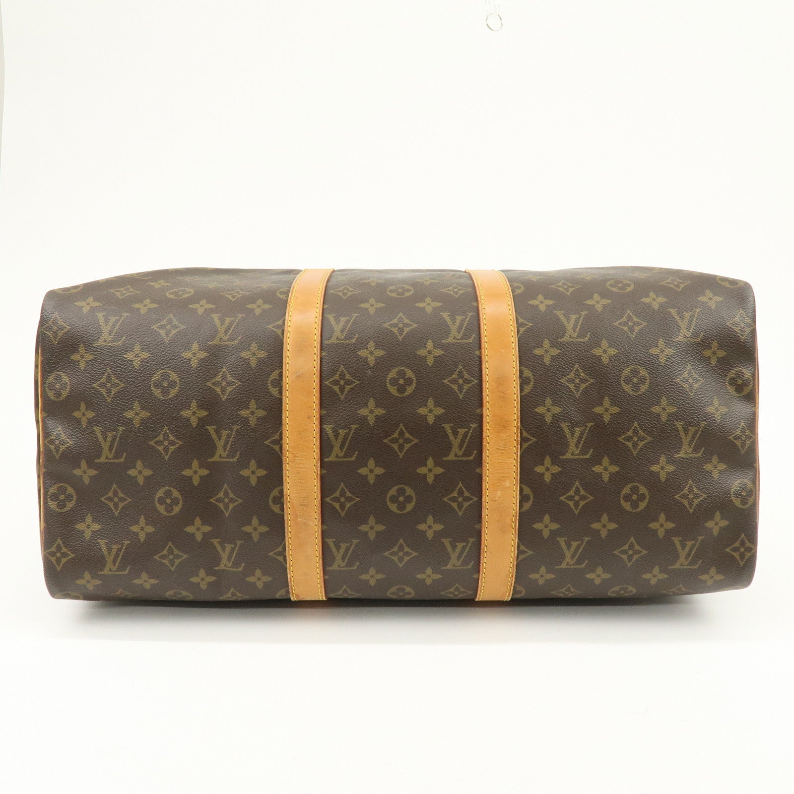 Louis Vuitton Monogram Keep All 50 Boston Bag Brown M41426