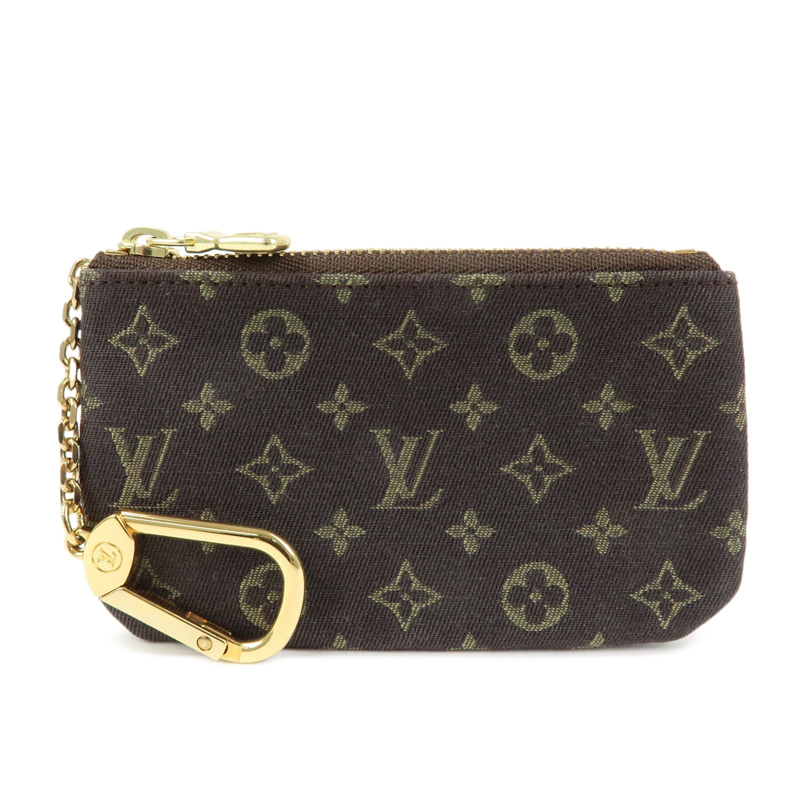 Louis Vuitton Monogram Mini Lin Pochette Cles Coin Case M95230
