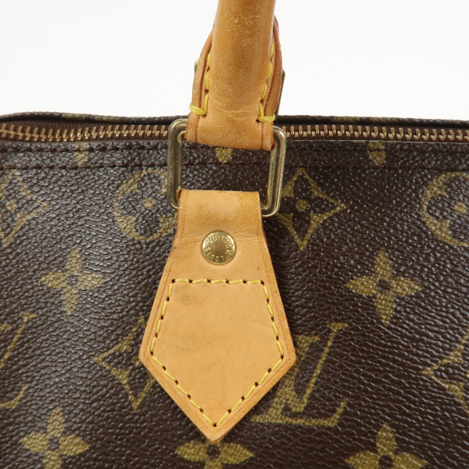 Louis Vuitton Monogram Speedy 30 Boston Bag Hand Bag Brown M41526