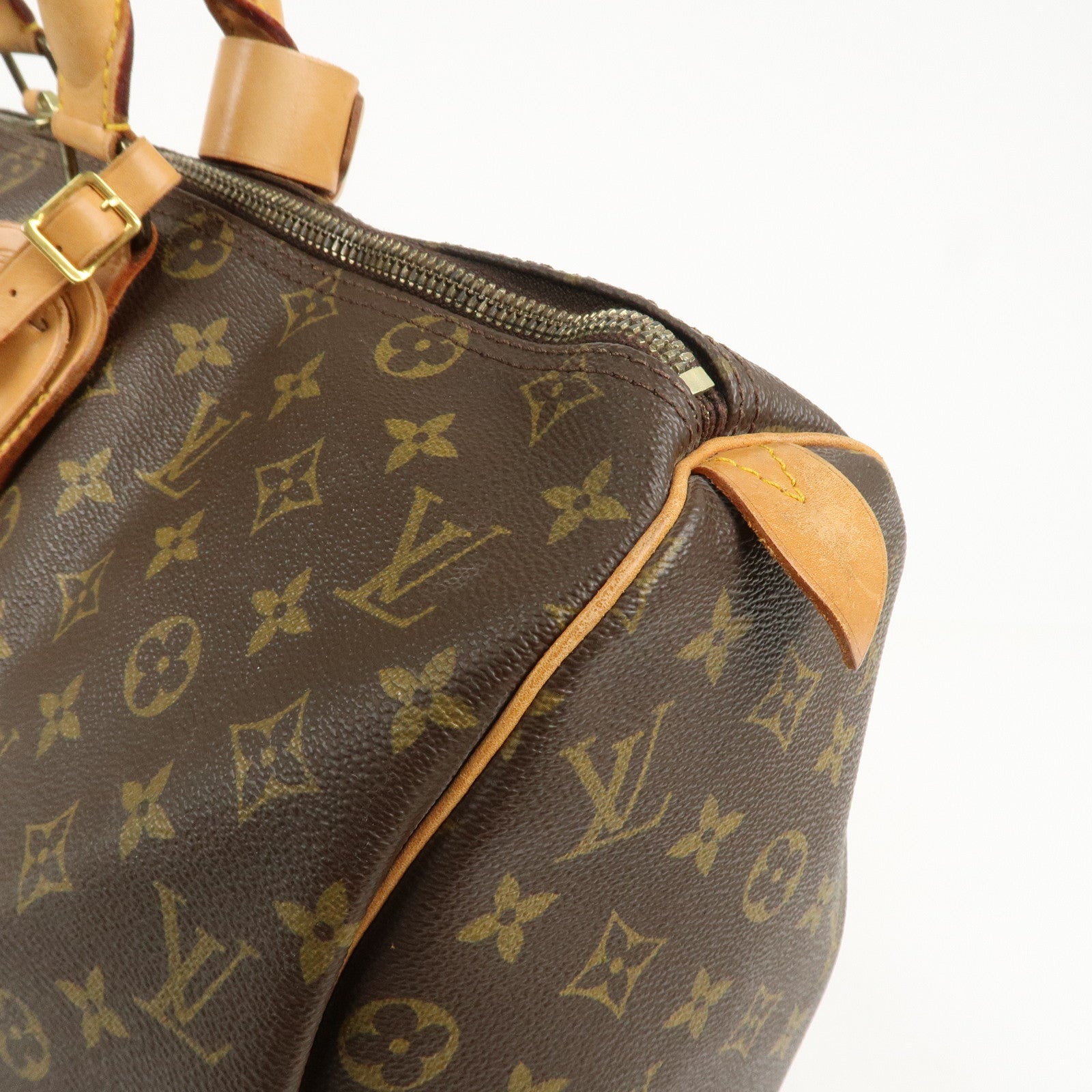 Louis Vuitton Monogram Keep All 45 Boston Bag Brown M41428
