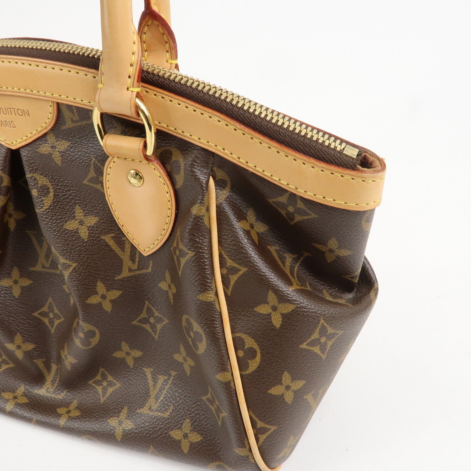 Louis Vuitton Monogram Tivoli PM Hand Bag Brown M40143