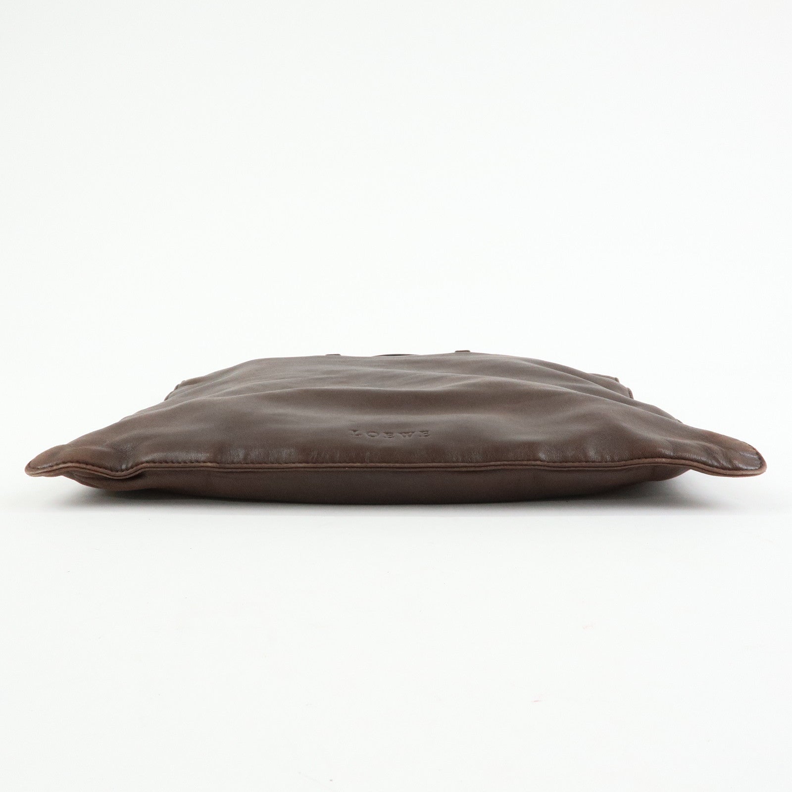 LOEWE Nappa Leather Tote Bag Hand Bag Brown