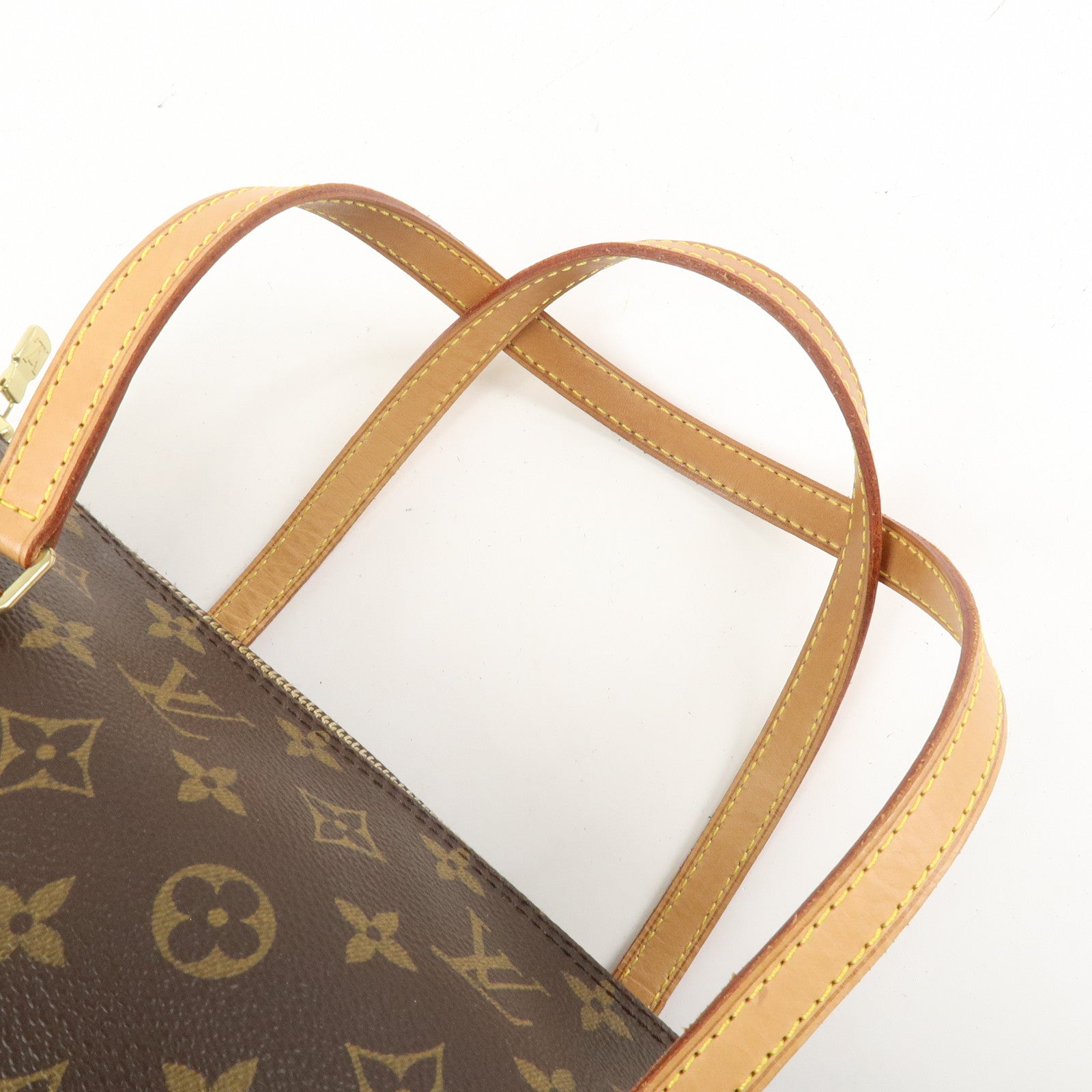 Louis Vuitton Monogram Papillon 30 Hand Bag Brown M51385