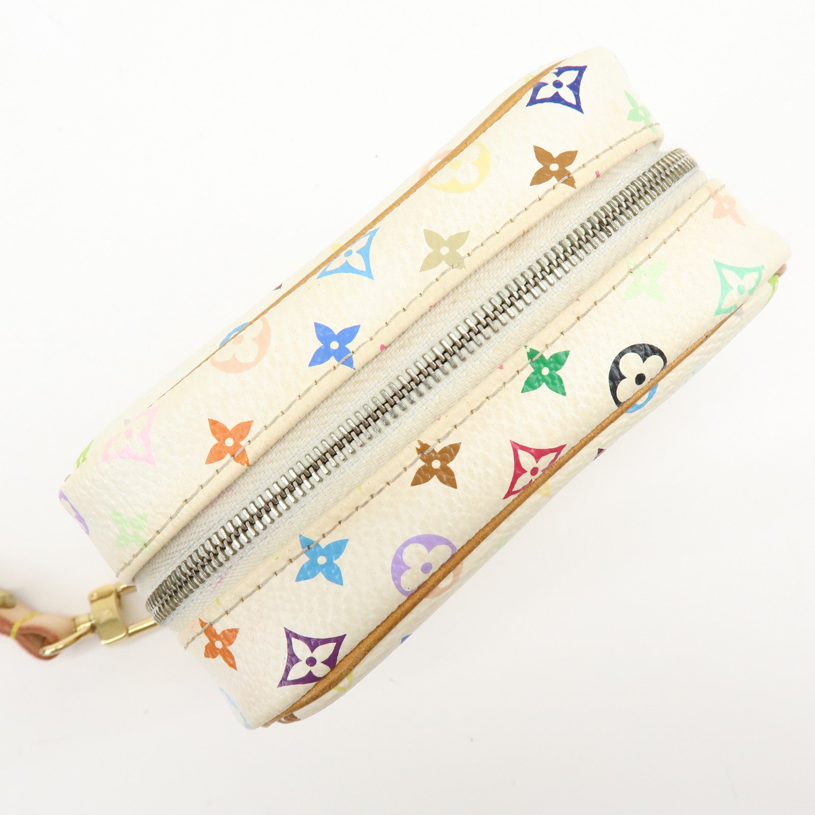 Louis Vuitton Monogram Multicolor Trousse Wapity Pouch Blanc M58033