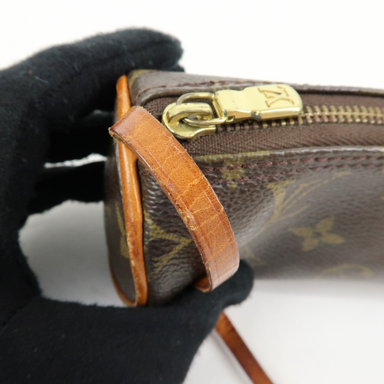 Louis Vuitton Monogram Mini Pouch for Papillon Bag Brown