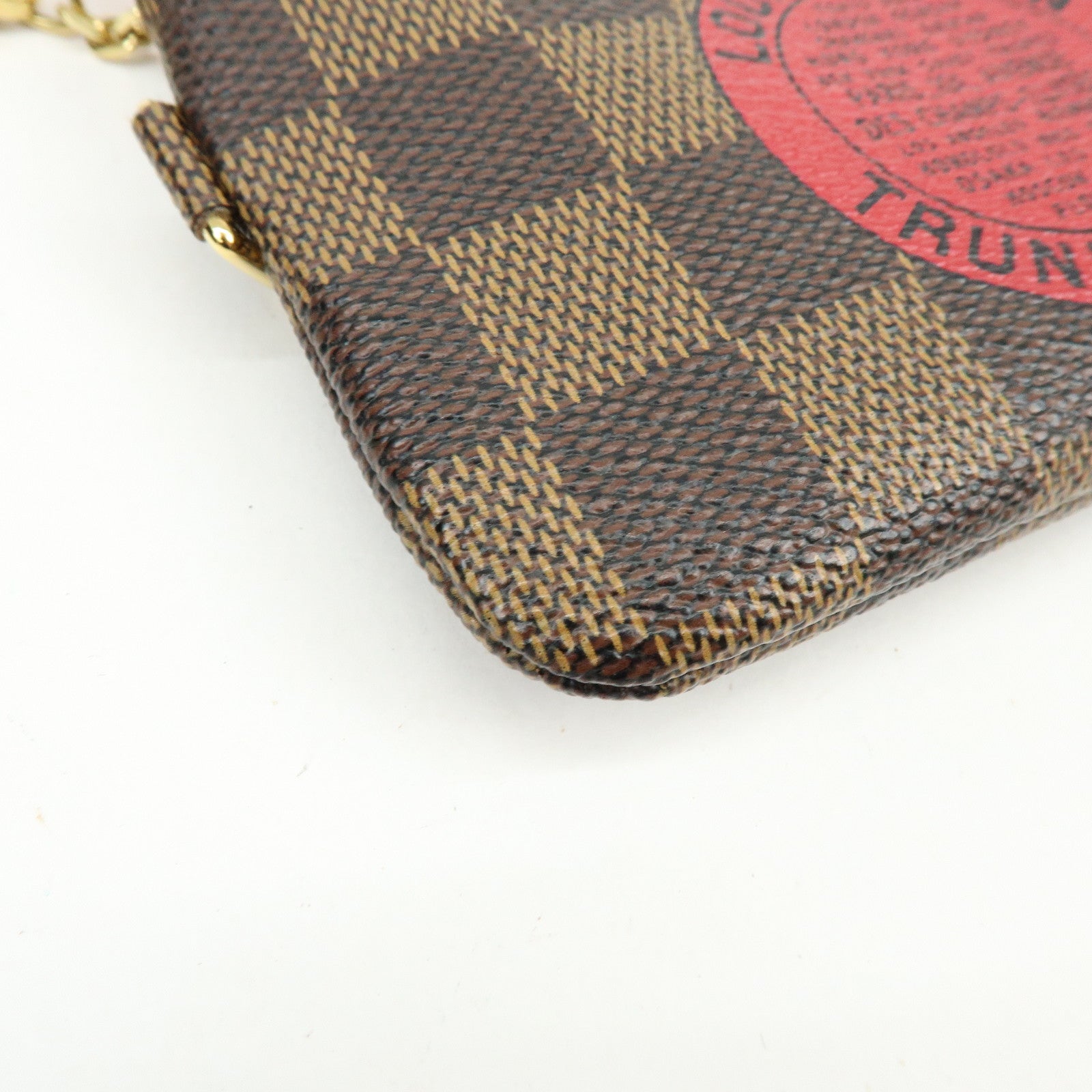 Louis Vuitton Damier T&B Pochette Cles Complice Coin Case N61742