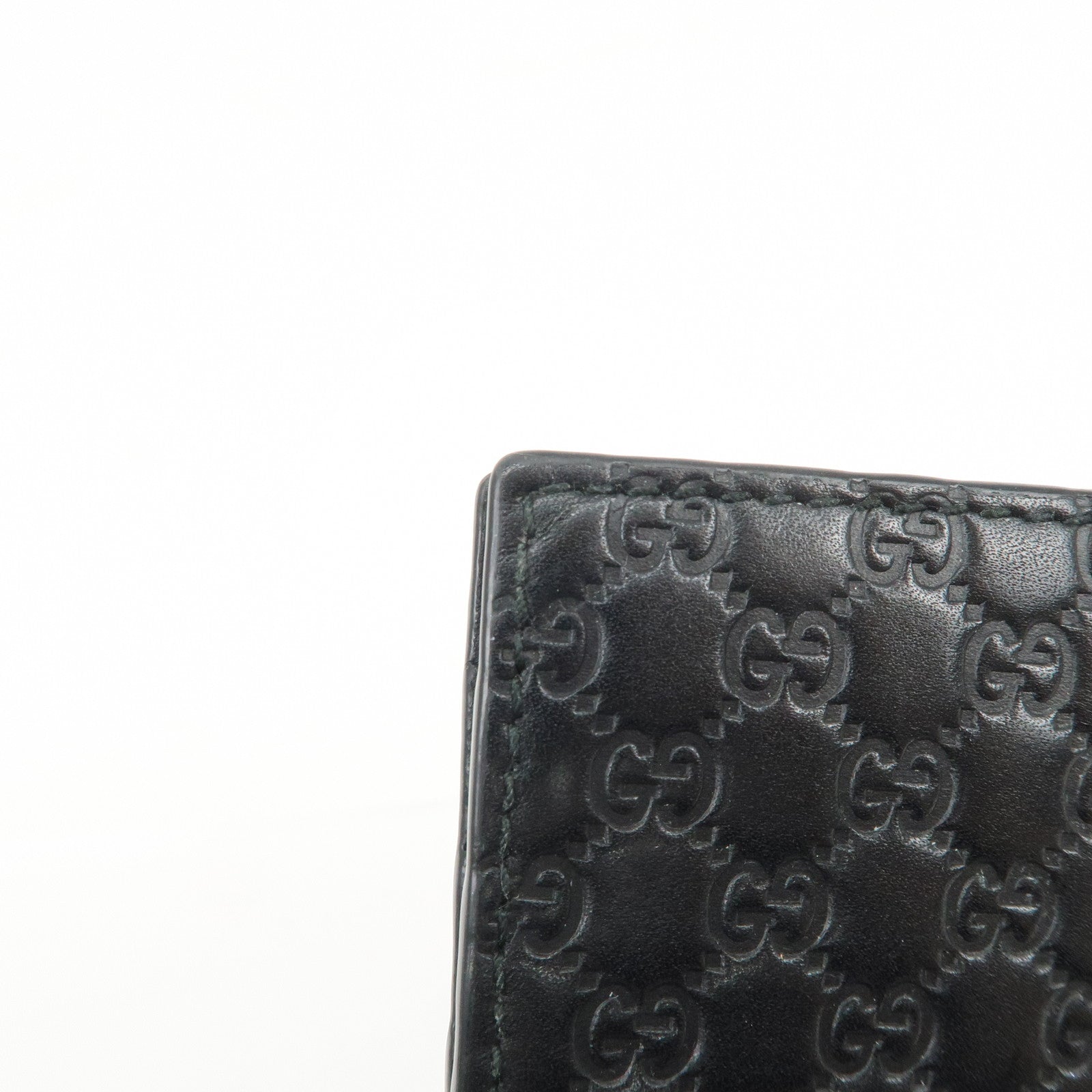 GUCCI Micro Guccissima Leather Bi-fold Wallet Card Case 544478