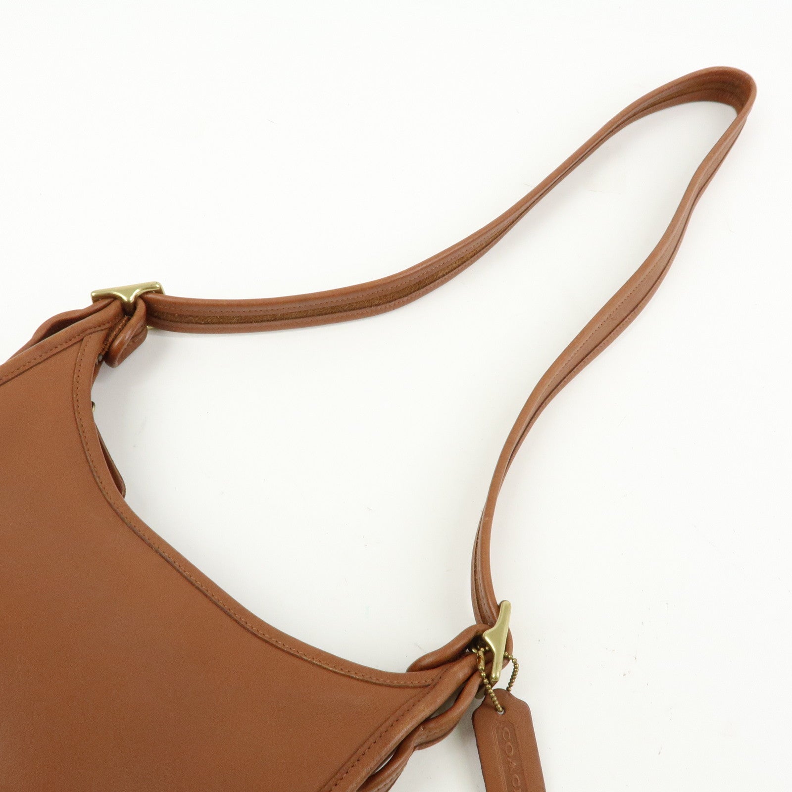 COACH Signature Ergo Set of 2 Leather Canvas Shoulder Bag Brown