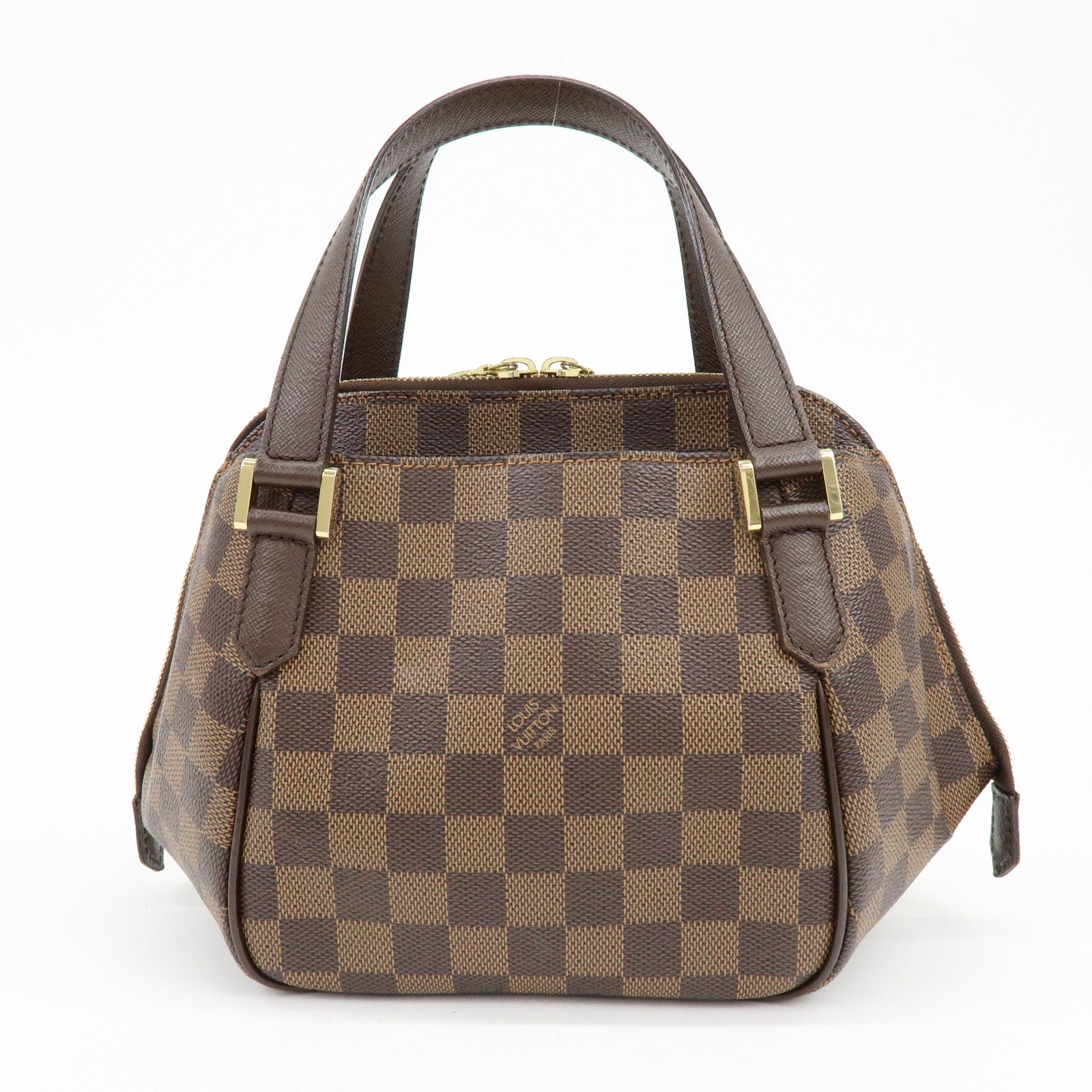 Louis Vuitton Damier Canvas Belem PM Hand Bag Brown N51173