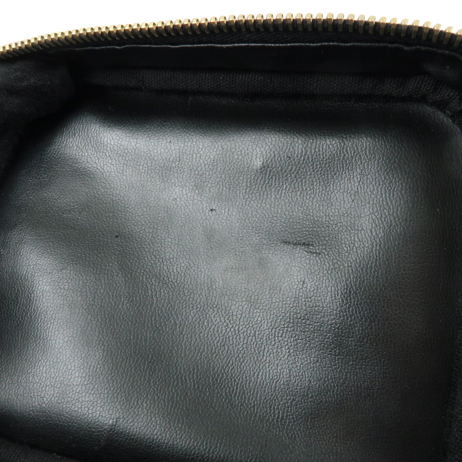CHANEL COCO Mark Caviarskin Vanity Bag Hand Bag Black A01998