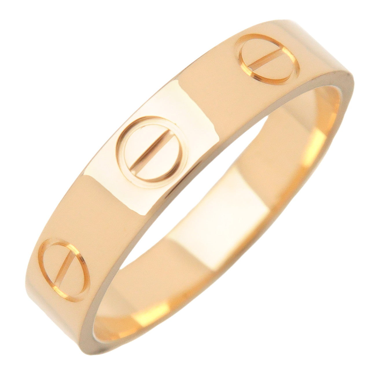 Cartier Mini Love Ring K18 750YG Yellow Gold #47 US4.5 EU47 HK8.5