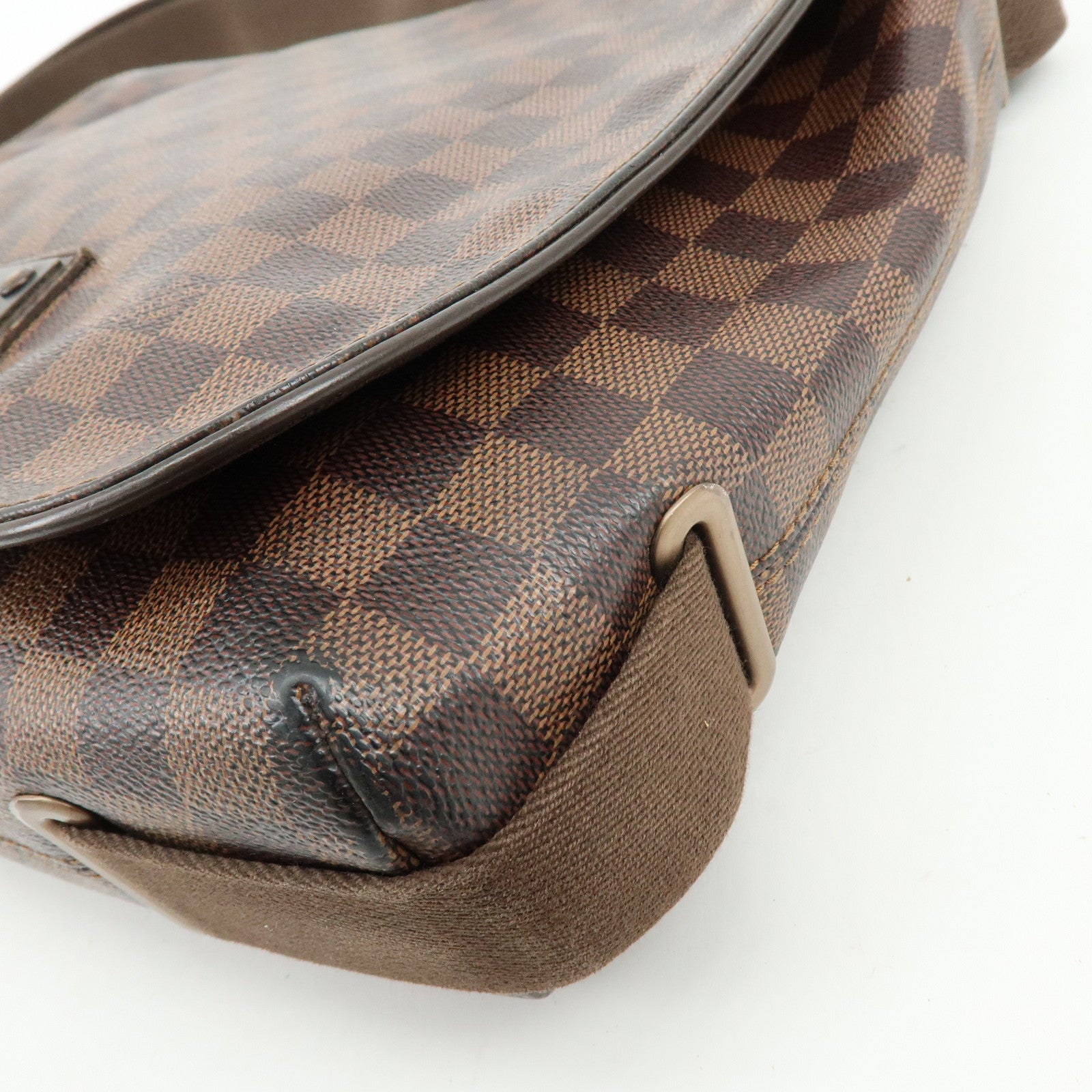 Louis Vuitton Damier Brooklyn Messenger Shoulder Bag Brown N51211