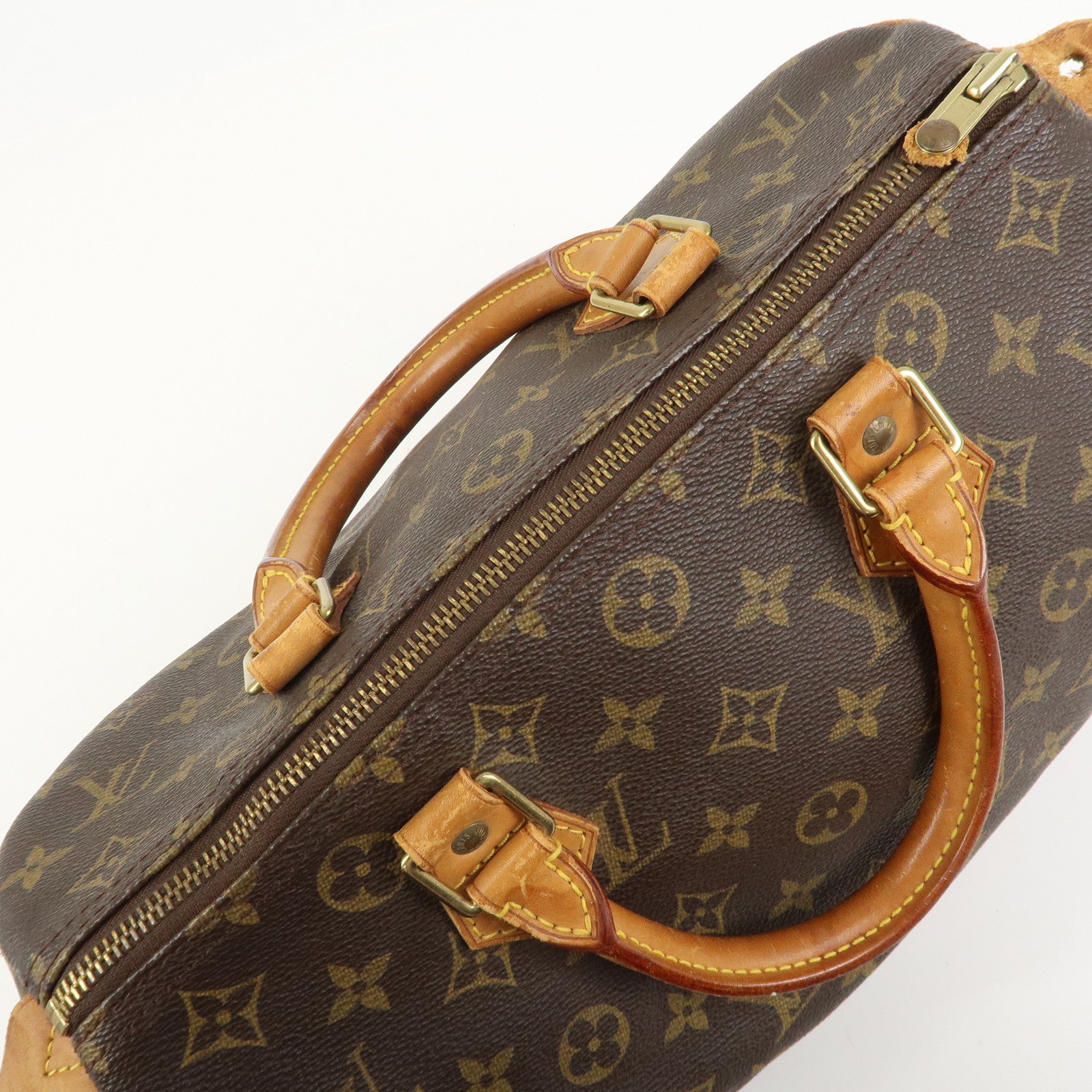 Louis Vuitton Monogram Speedy 30 Boston Bag Hand Bag Brown M41526