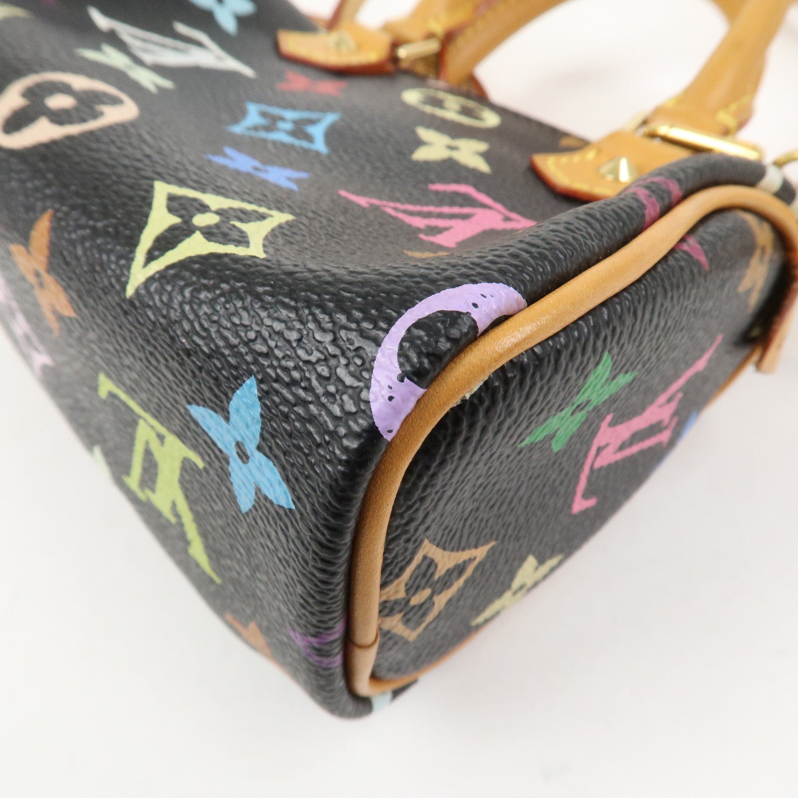 Louis Vuitton Monogram Multicolor Mini Speedy Mini Bag Noir M92644