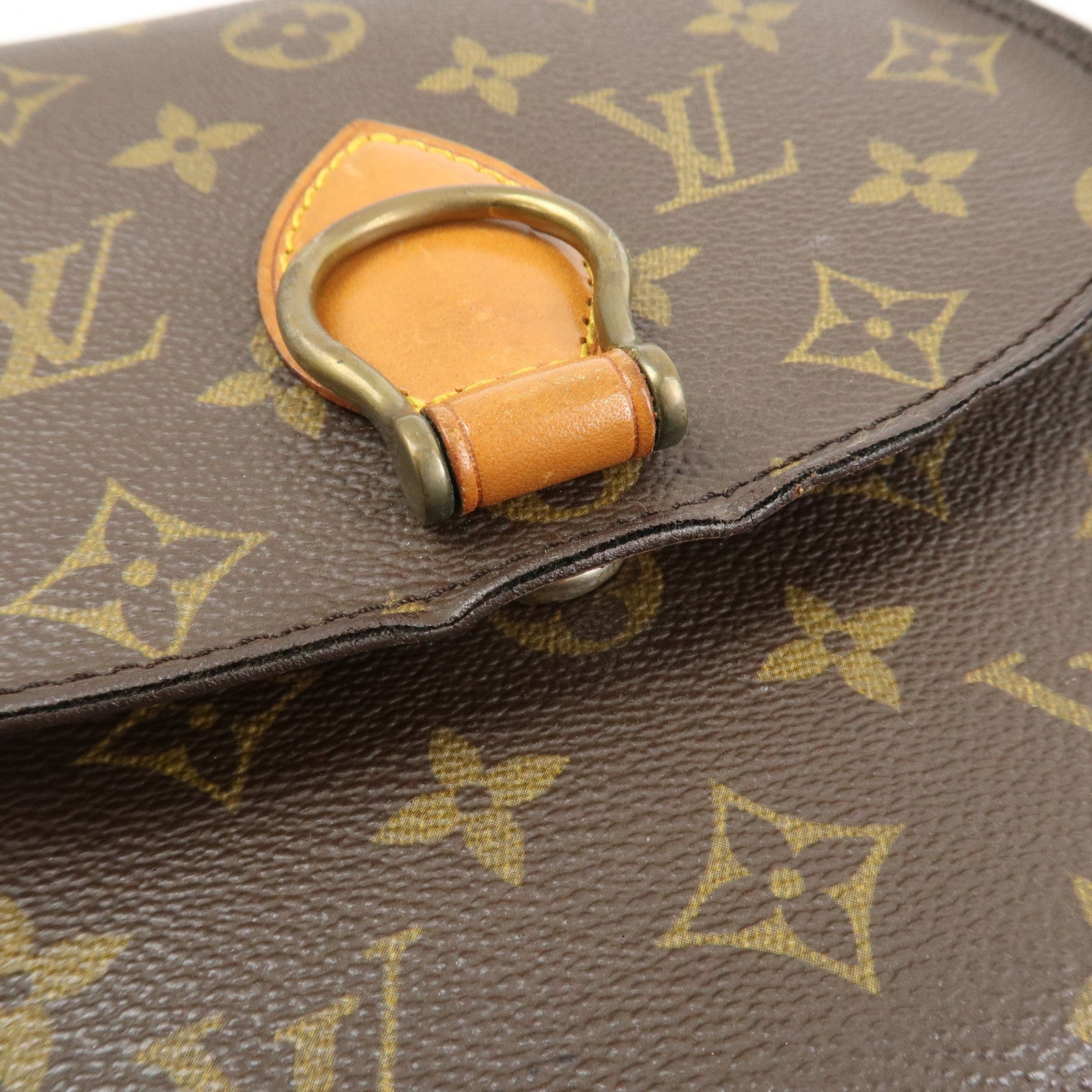 Louis Vuitton Monogram Saint Cloud MM Shoulder Bag Brown M51243