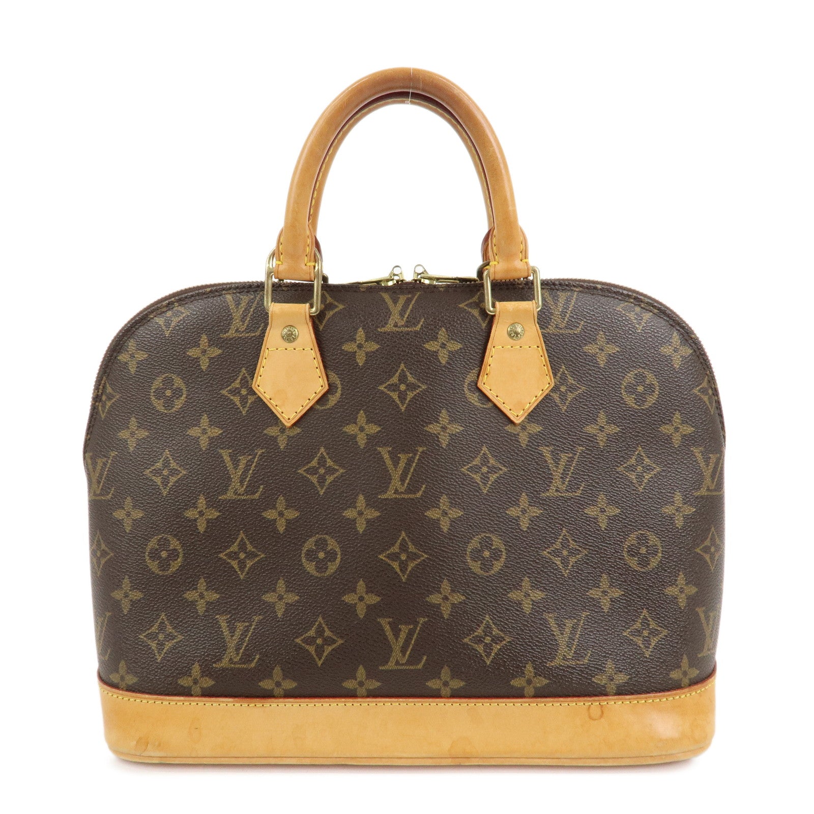 Louis Vuitton Monogram Canvas Alma Hand Bag Brown M51130
