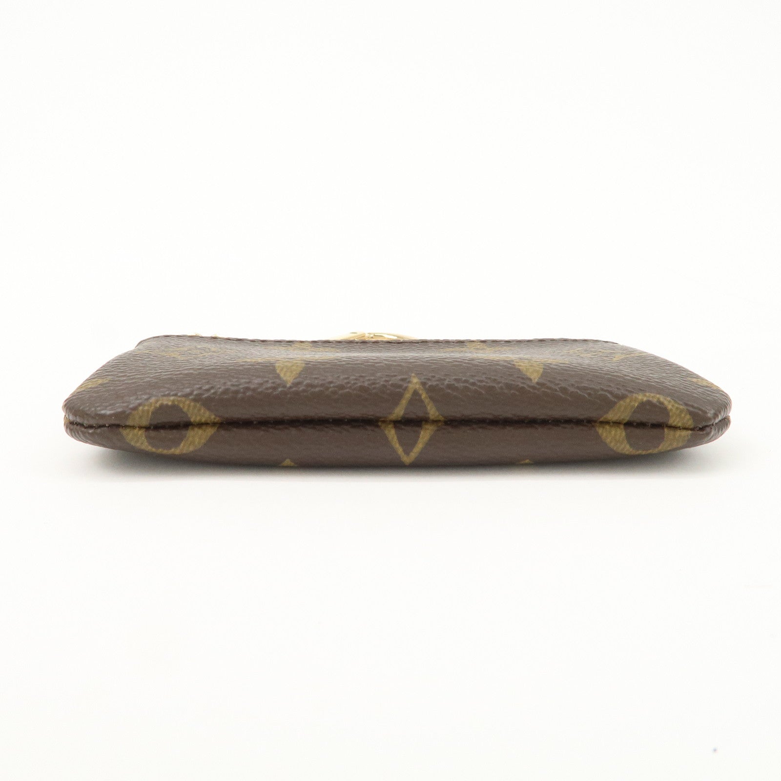 Louis Vuitton Monogram Pochette Cles Coin Case Key Case Brown M62650