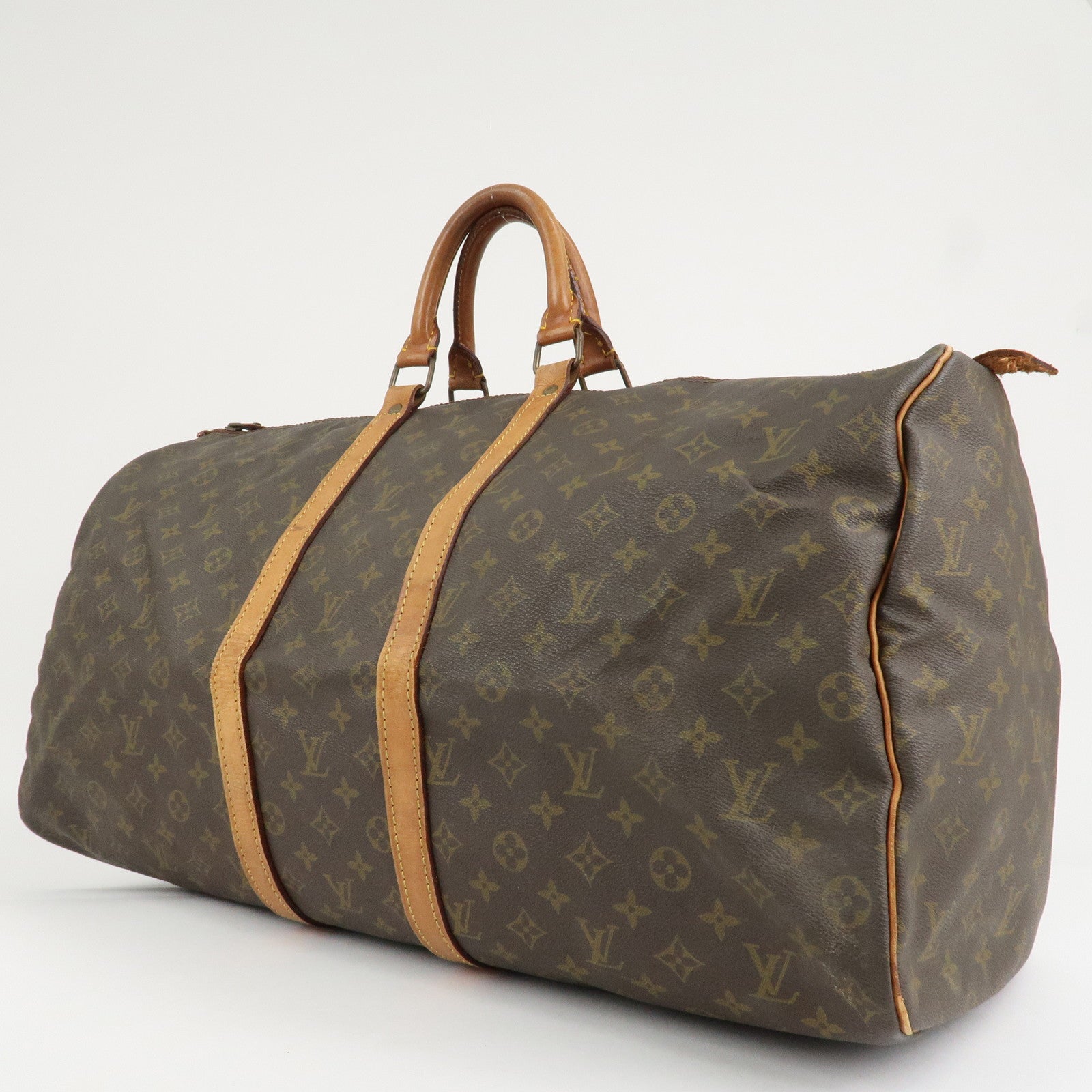 Louis Vuitton Monogram Keep All 55 Boston Bag Travel Bag M41424 Used