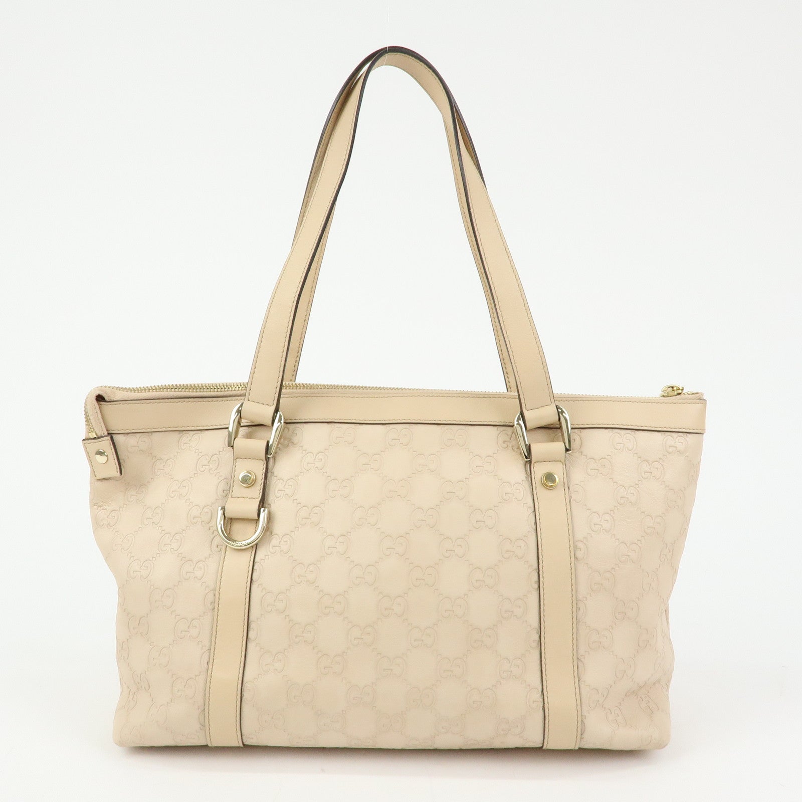 GUCCI Abbey Guccissima Leather Tote Bag Hand Bag Pink141470