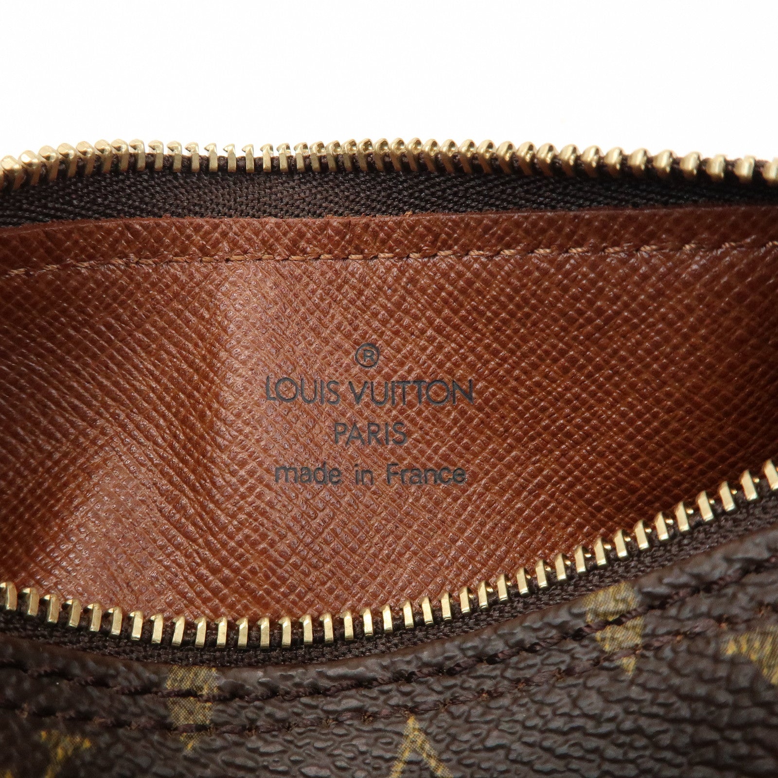 Louis Vuitton Monogram Mini Pouch for Papillon Bag Brown