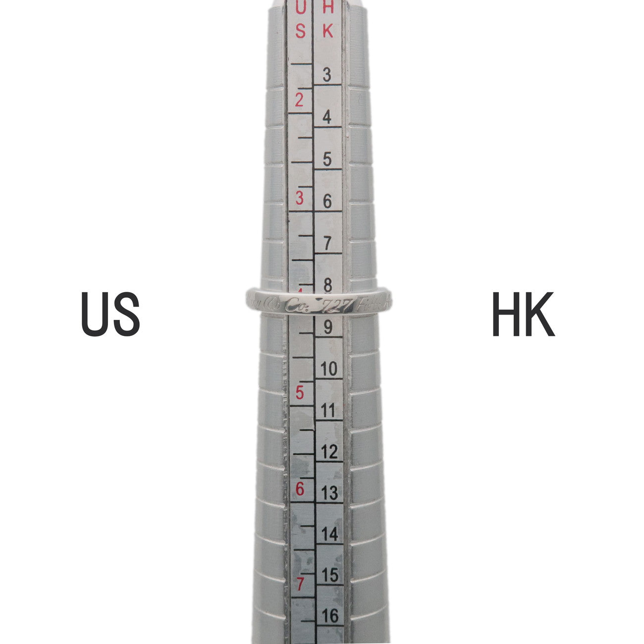 Tiffany & Co Notes Narrow New York Ring SV925 Silver US4 EU47 HK8