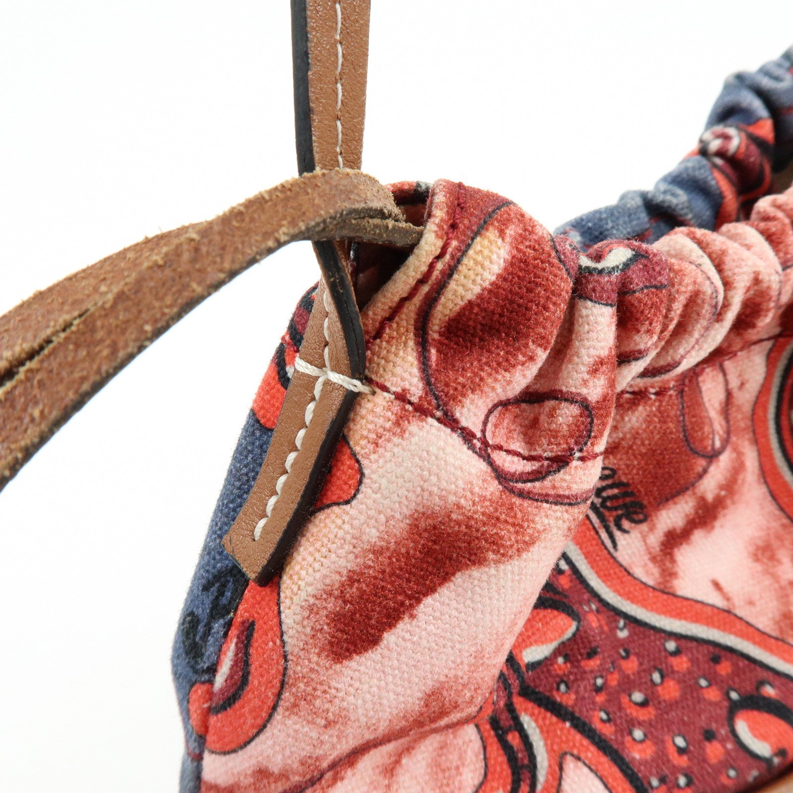 LOEWE Anagram Canvas Leather Shoulder Bag Paula’s Ibiza Collection