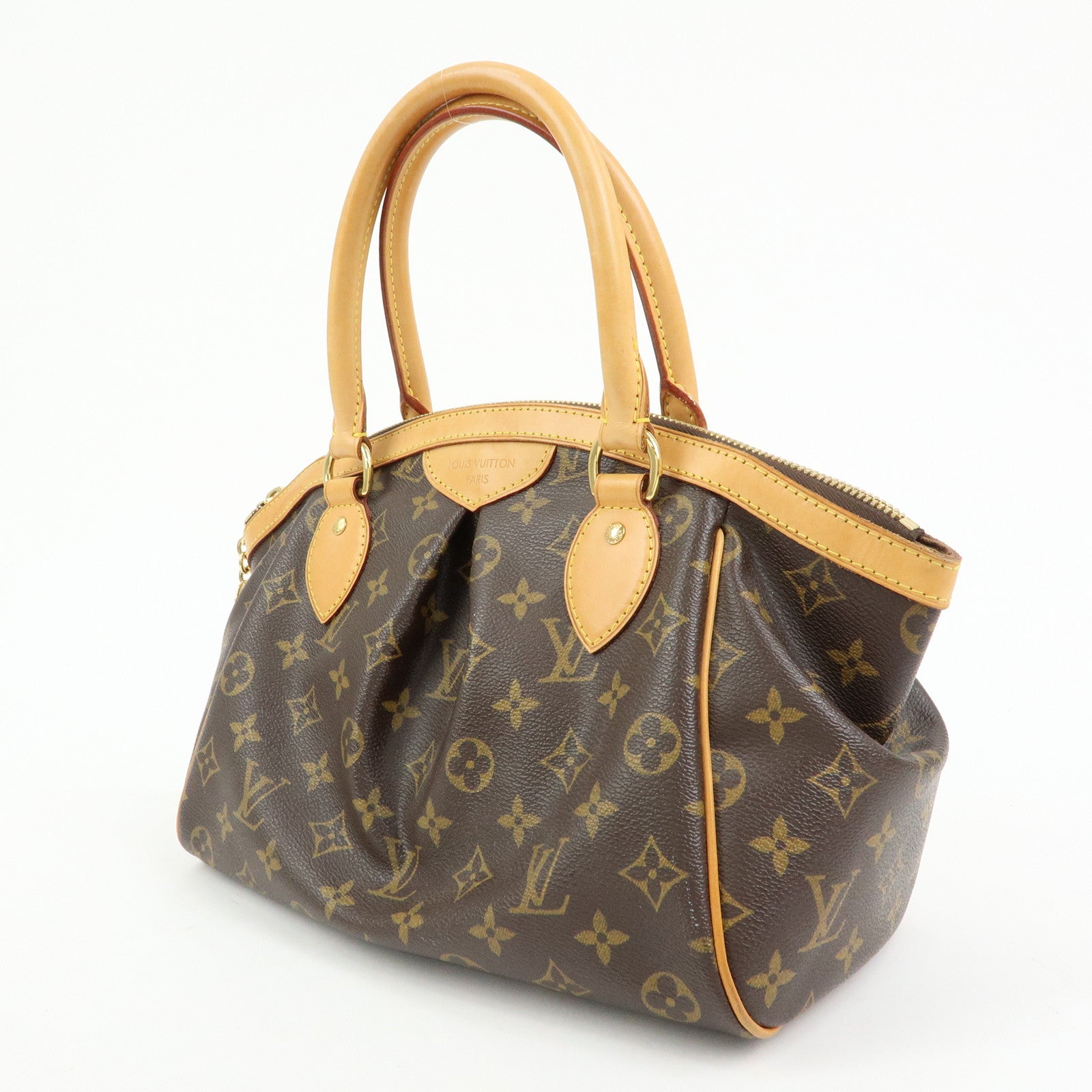Louis Vuitton Monogram Tivoli PM Hand Bag Shoulder Bag Brown M40143