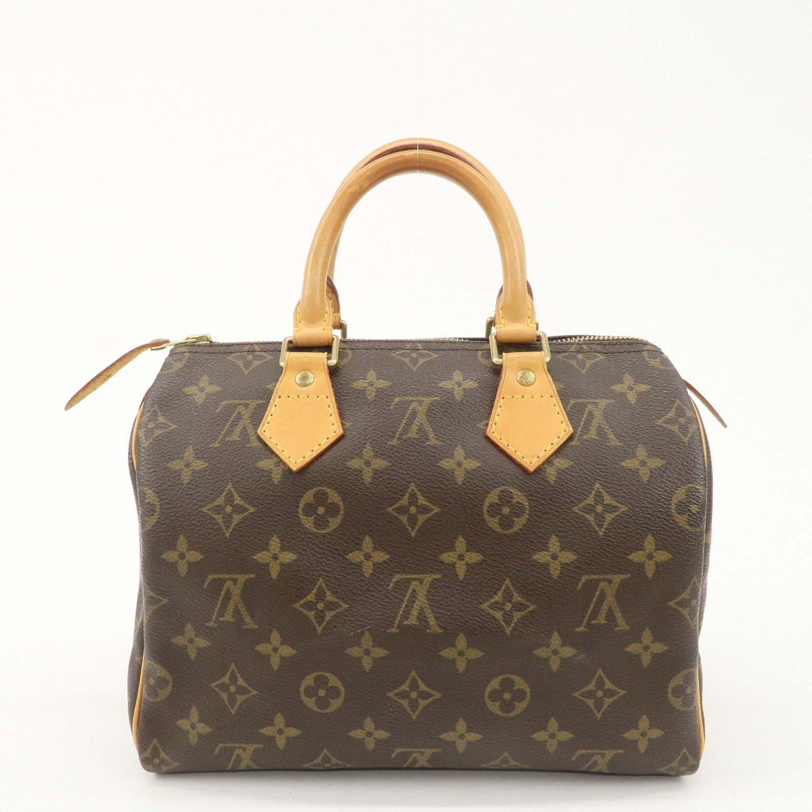 Louis Vuitton Monogram Speedy 25 Boston Bag Hand Bag Brown M41528