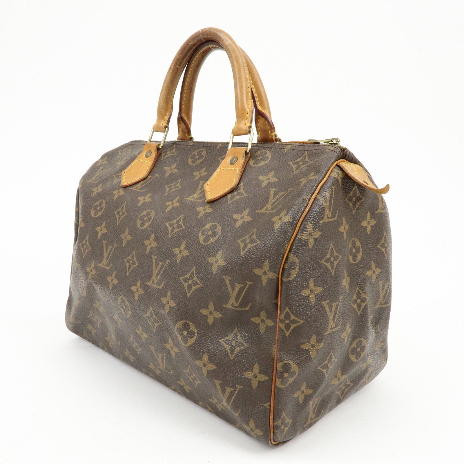 Louis Vuitton Monogram Speedy 30 Boston Bag Hand Bag Brown M41526