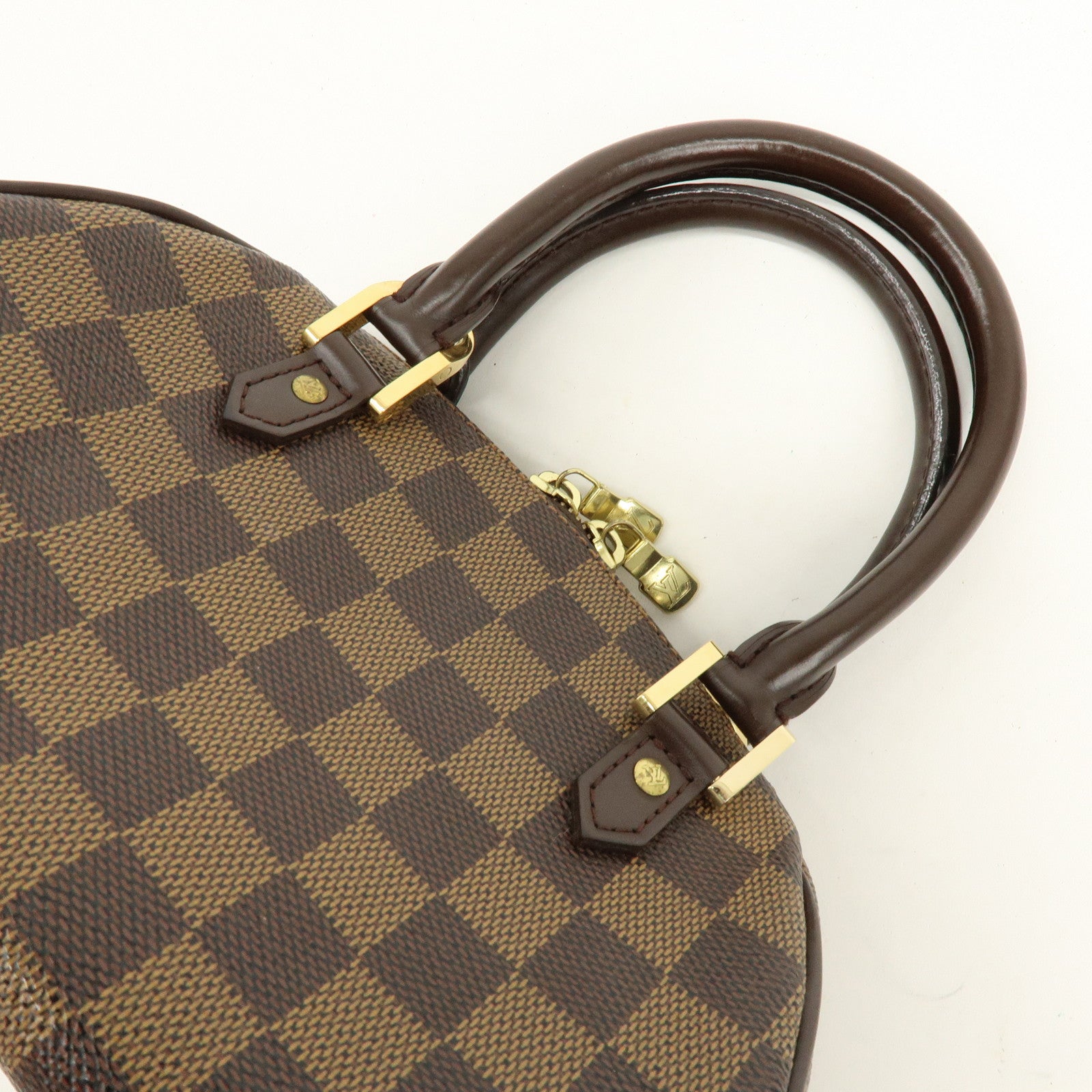 Louis Vuitton Damier Ebene Rivera Mini Hand Bag Brown N41436