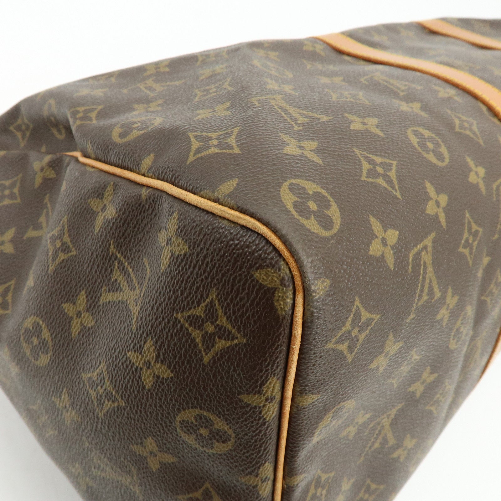 Louis Vuitton Monogram Keep All 50 Boston Bag Brown M41426