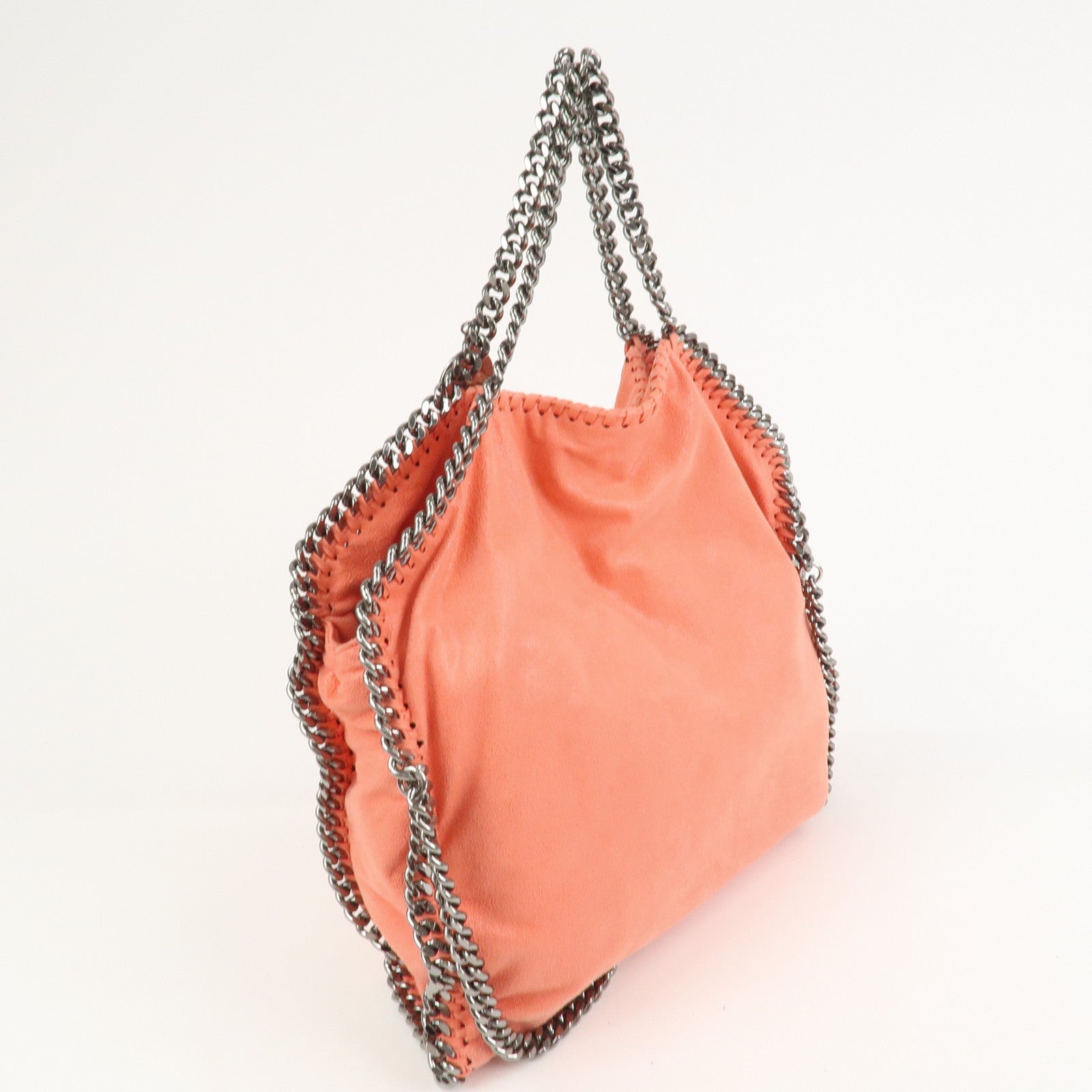 STELLA MCCARTNEY Falabella Fold-Over Tote 2Way Bag Orange