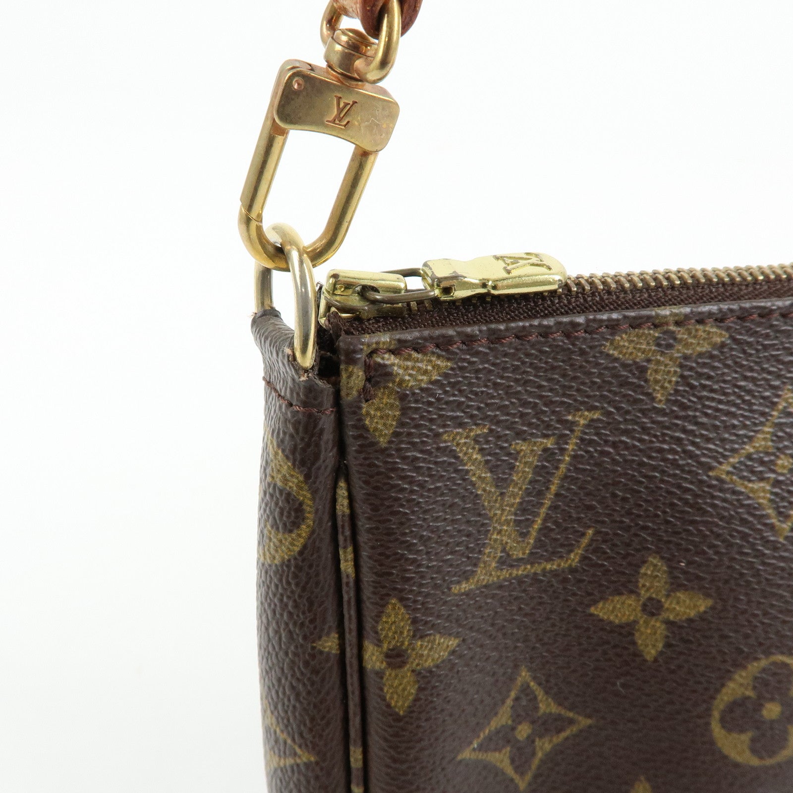Louis Vuitton Monogram Pochette Accessoires Pouch Hand Bag M51980