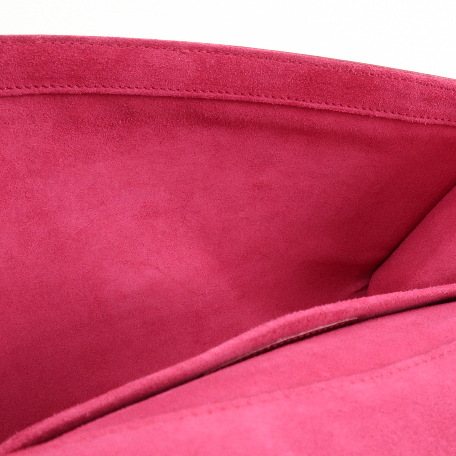 SAINT LAURENT PARIS Leather Clutch Bag Y Line Pink 311213