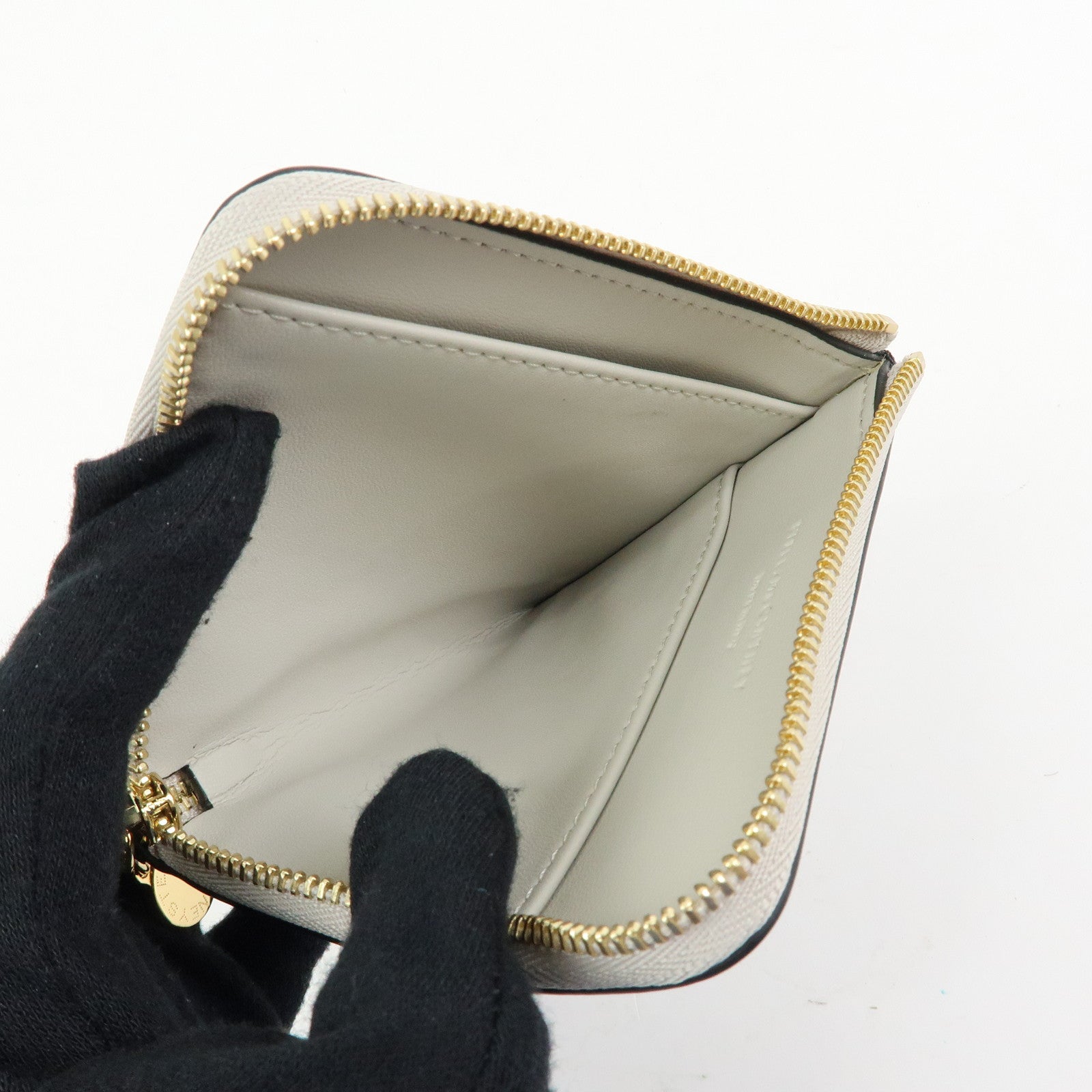 STELLA MCCARTNEY Faux Vegan Leather Compact Wallet Card Case