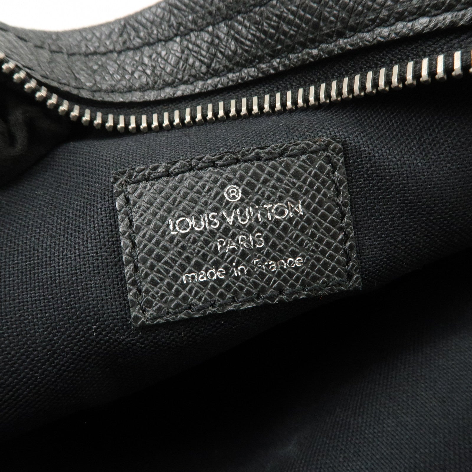 Louis Vuitton Taiga Leather Dimitri Shoulder Bag Ardoise M32462
