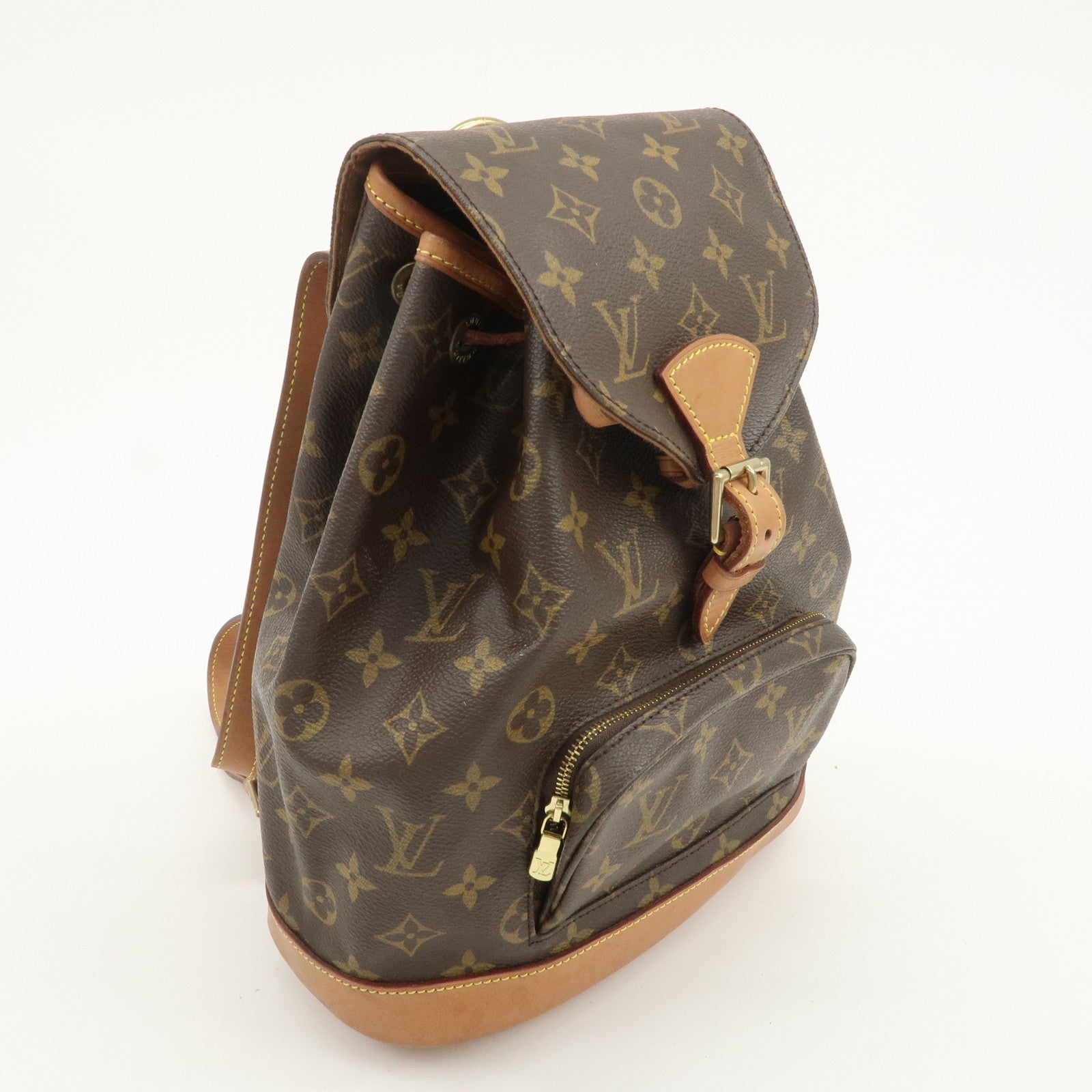 Louis Vuitton Monogram Montsouris MM Backpack Brown M51136