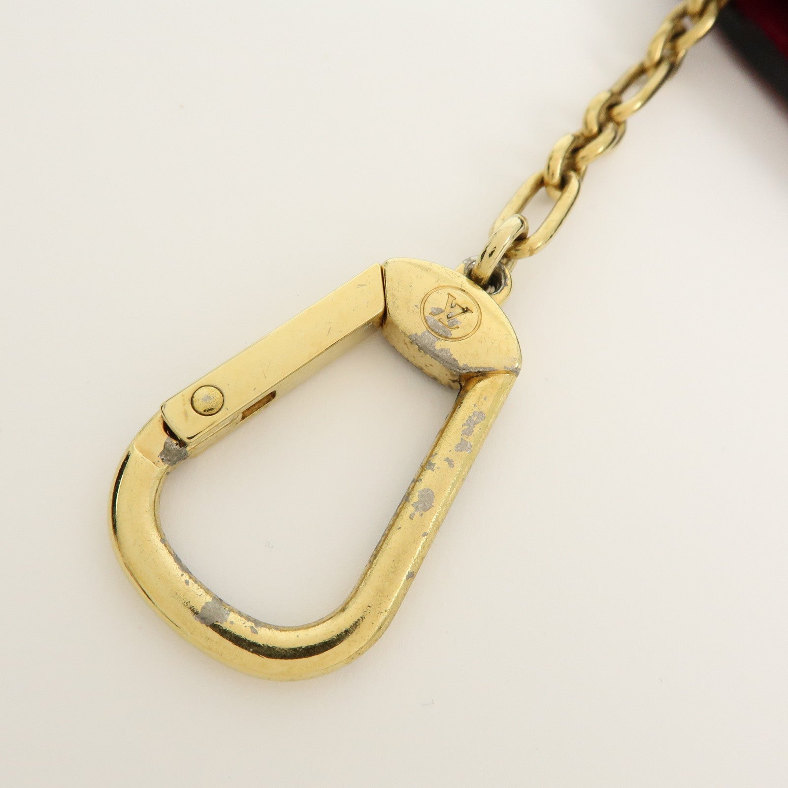 Louis Vuitton Monogram Vernis Pochette Cles NM Coin Case Red M90214
