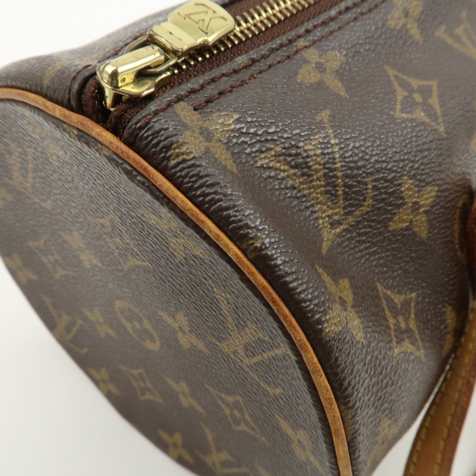 Louis Vuitton Monogram Papillon 30 Hand Bag New Style Brown M51385