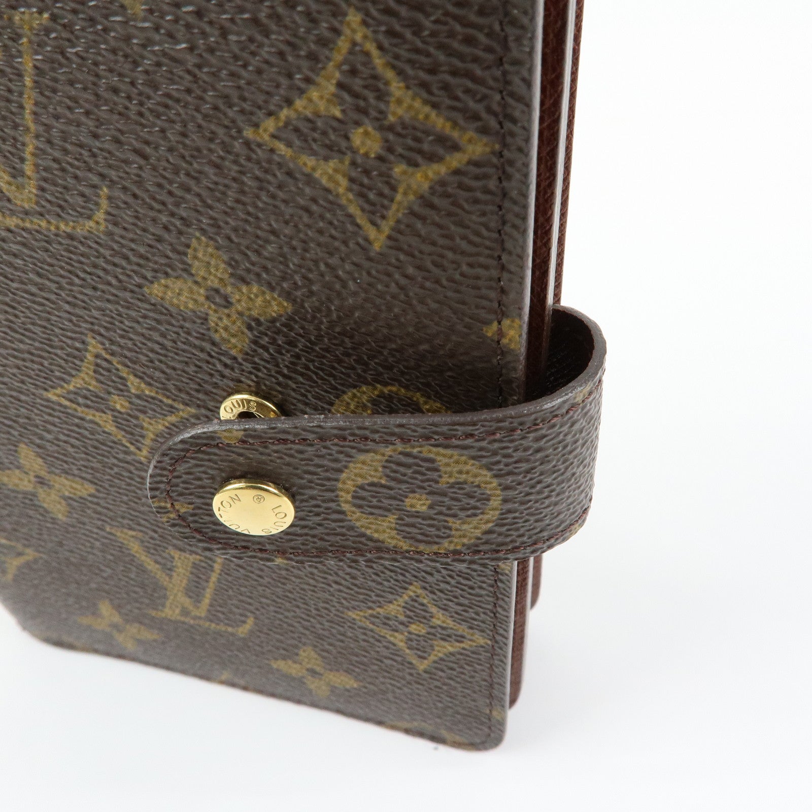 Louis Vuitton Monogram Porte Papier Zip Wallet Brown M61207