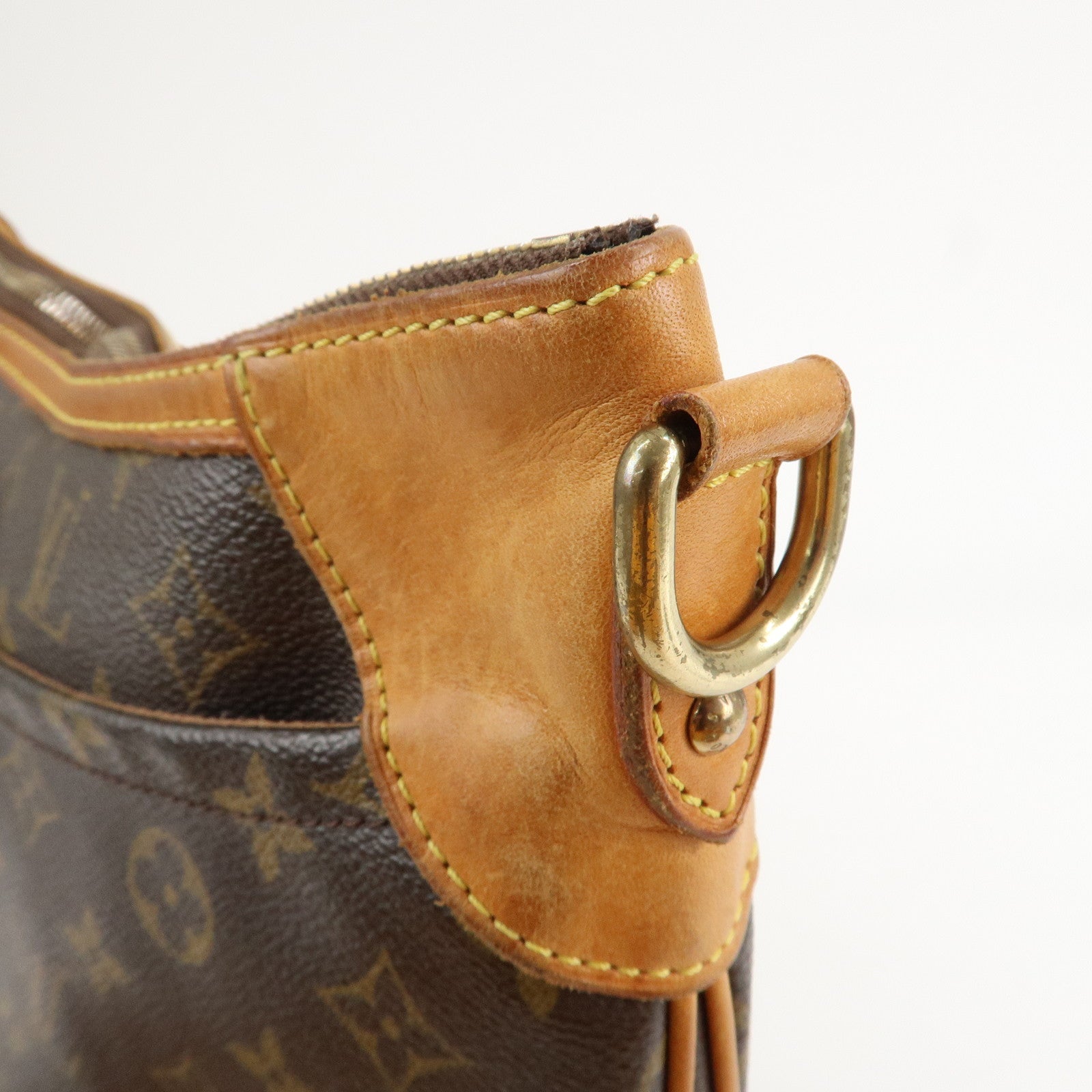 Louis Vuitton Monogram Odeon MM Shoulder Bag Brown M56389