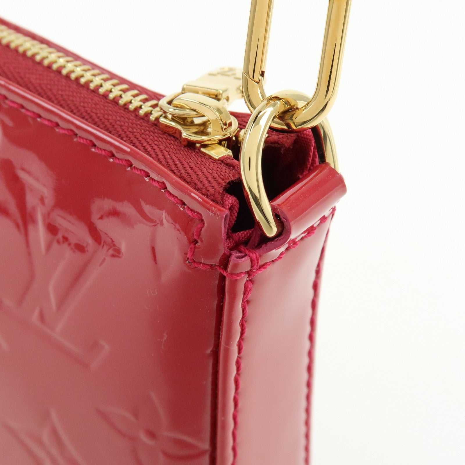 Louis Vuitton Monogram Vernis Pochette Accessoires Pouch Red M91574
