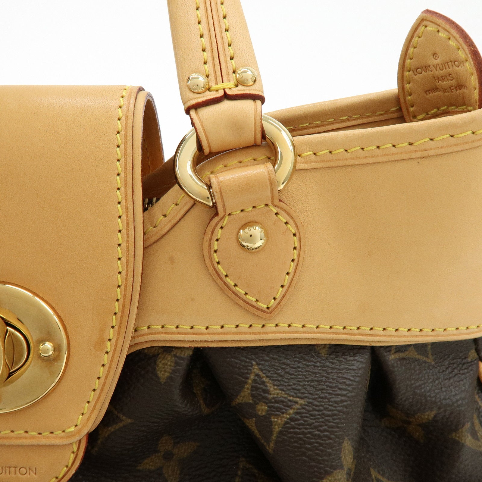 Louis Vuitton Monogram Boetie PM Hand Bag Brown M45715