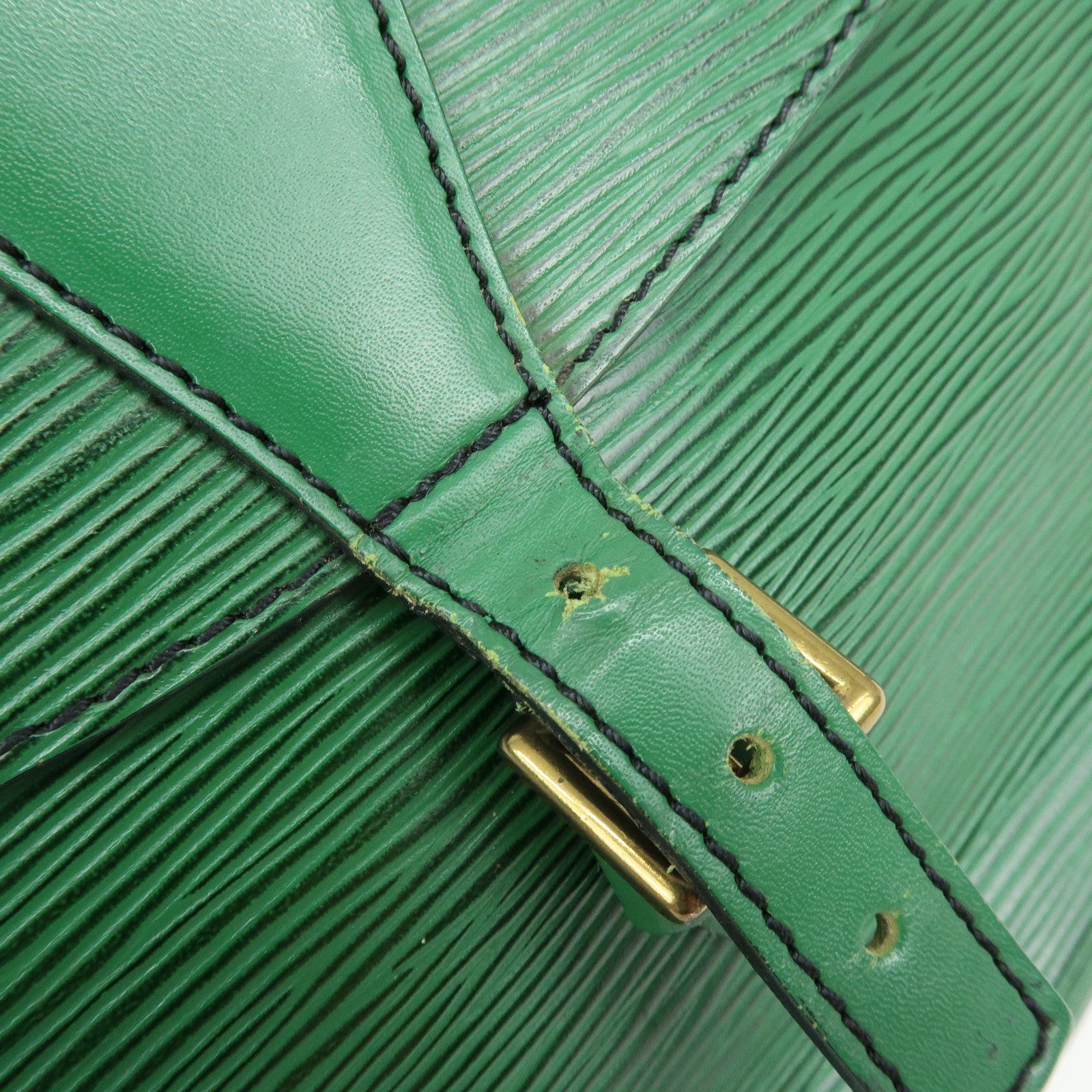 Louis Vuitton Epi Jeune Fille Shoulder Bag Borneo Green M52154