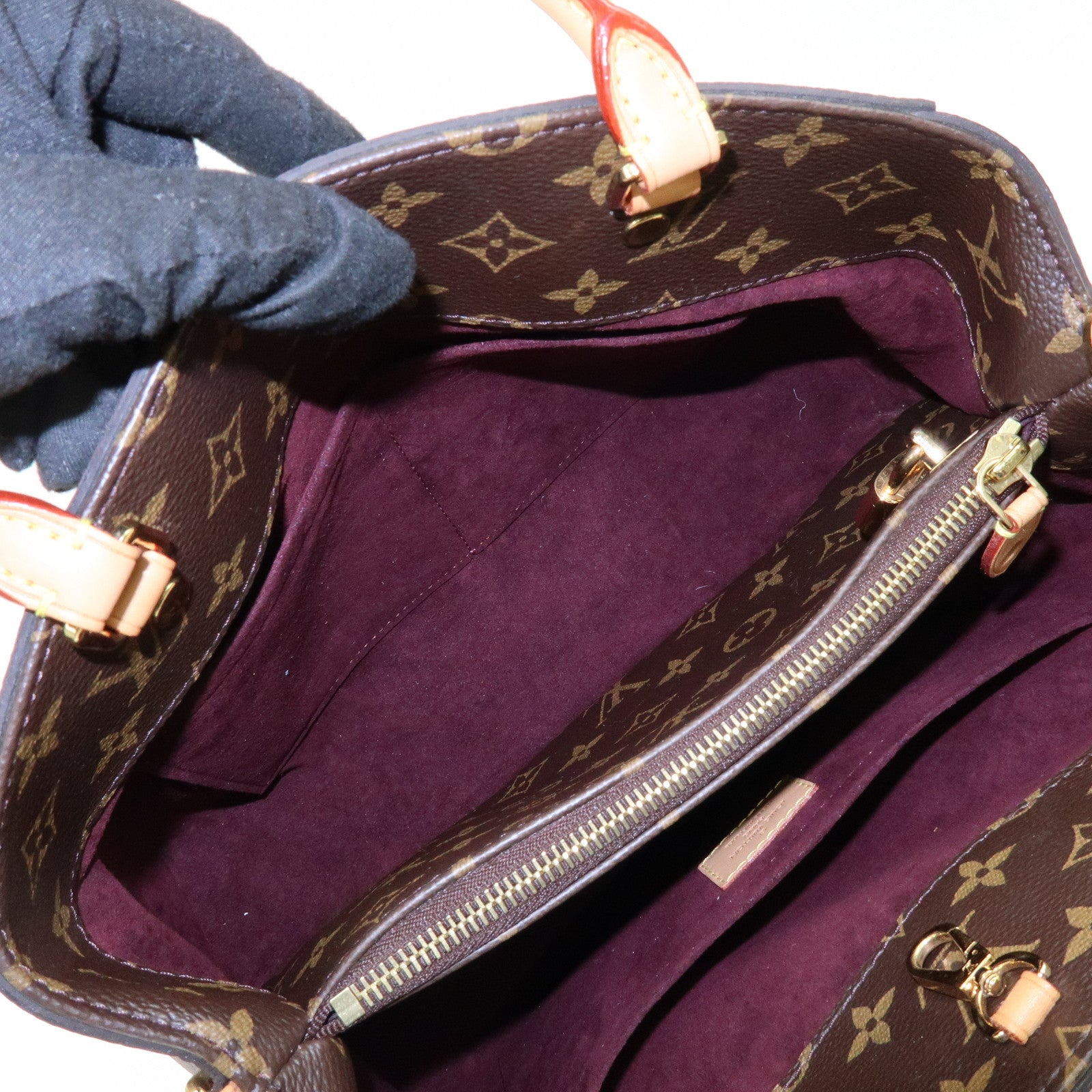 Louis Vuitton Monogram Montaigne MM 2Way Bag Hand Bag M41056