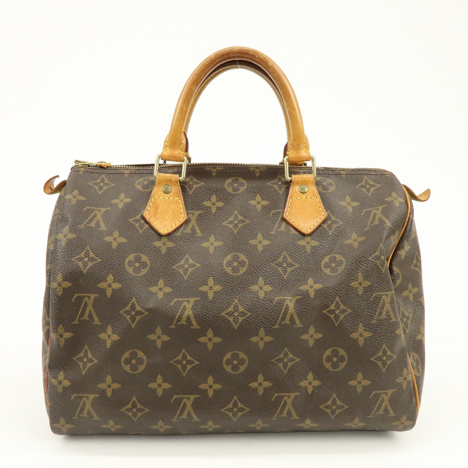 Louis Vuitton Monogram Speedy 30 Boston Bag Hand Bag Brown M41526